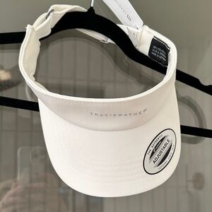 Travis Mathew White Adjustable Visor